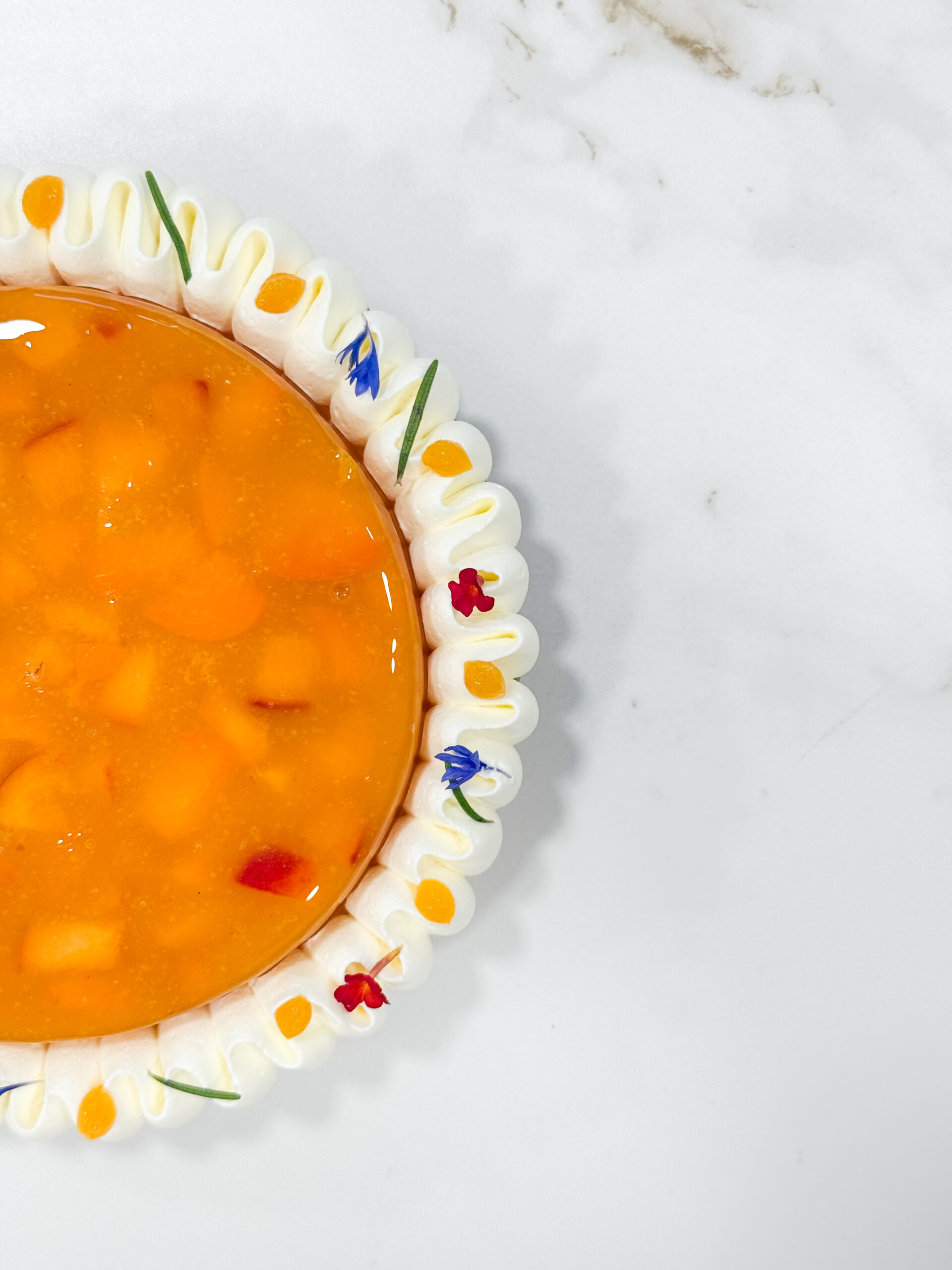 Tarte abricot romarin