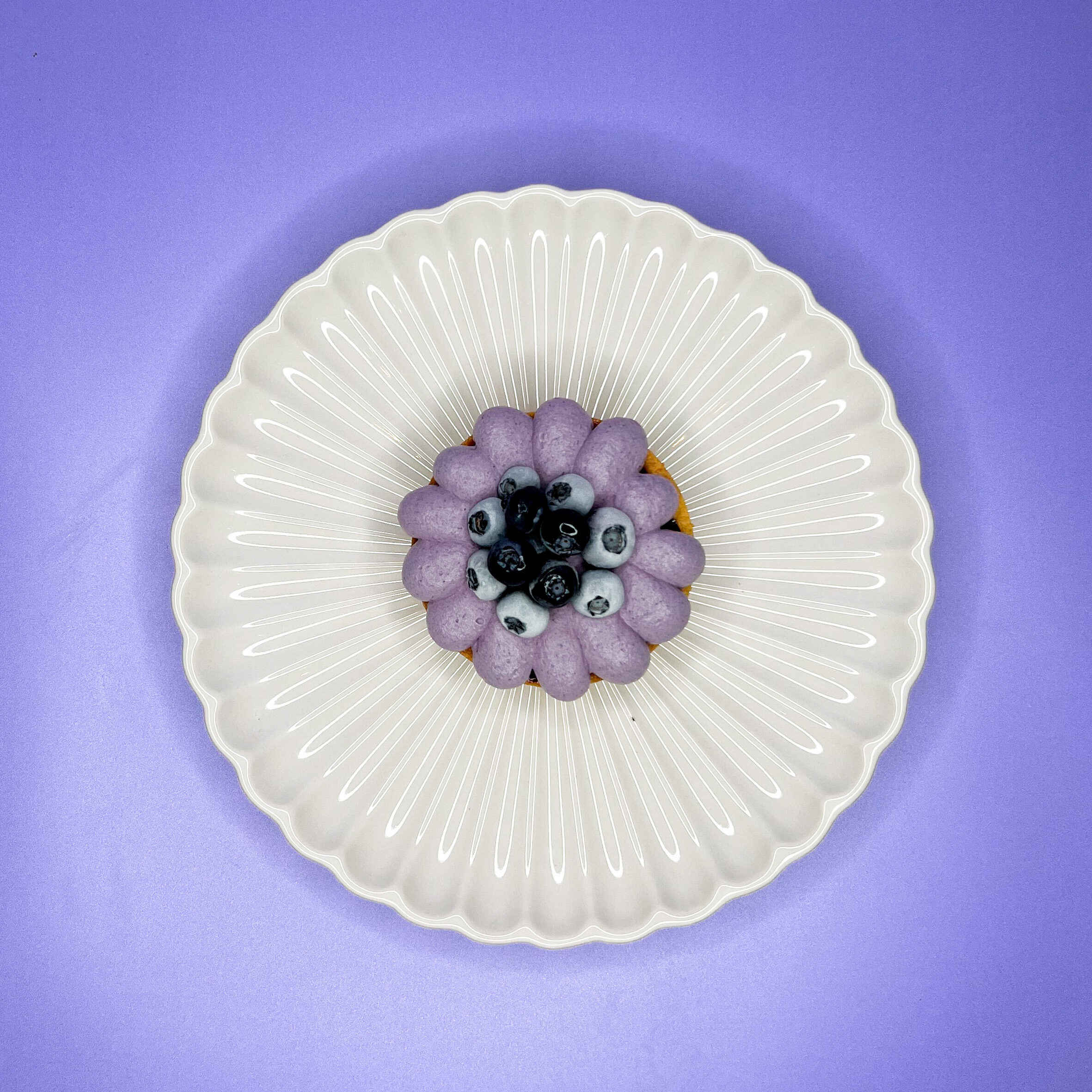 Tarte individuelle aux myrtilles