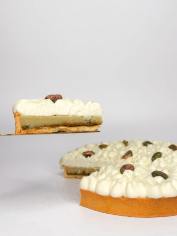 Tarte pistache & fleur d'oranger