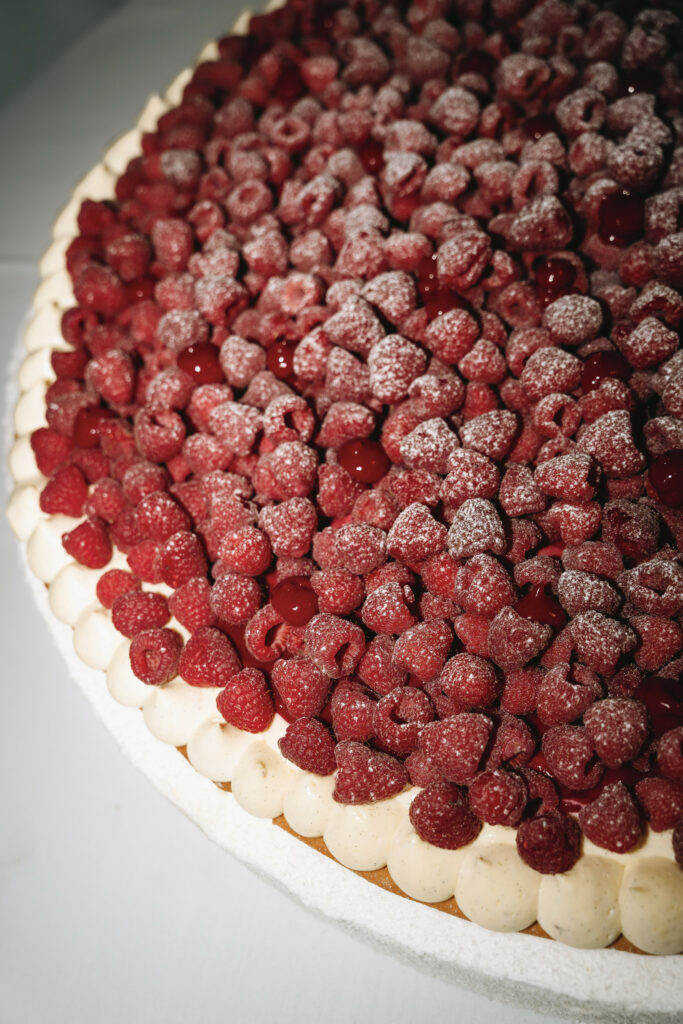 wedding cake framboise tarte xxl
