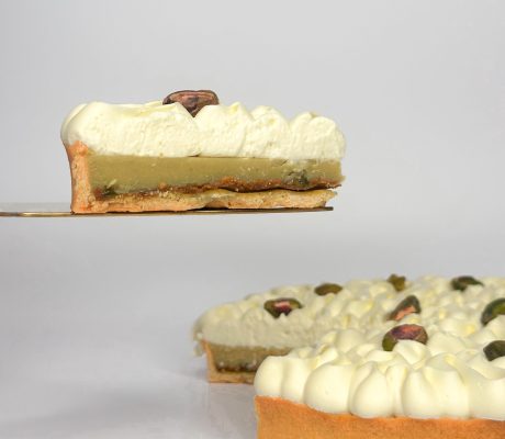Tarte pistache & fleur d'oranger